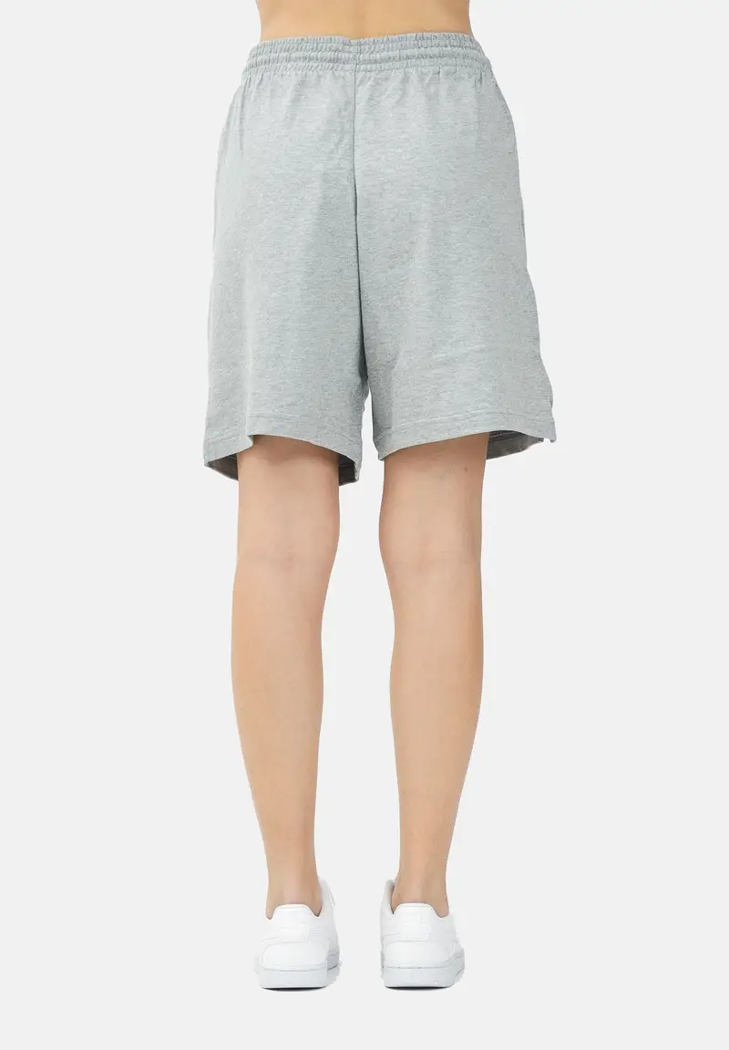 NIKE Shorts sportivo grigio per uomo e donna con ricamo logo miniatura 2