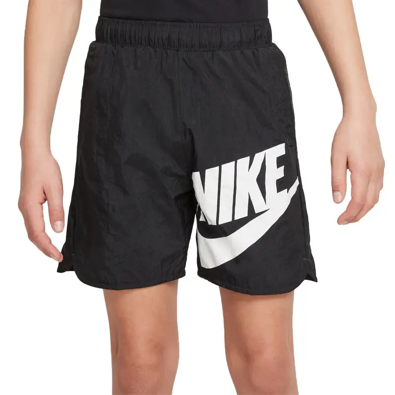 Shorts Wovent Logo Nero Bambino M