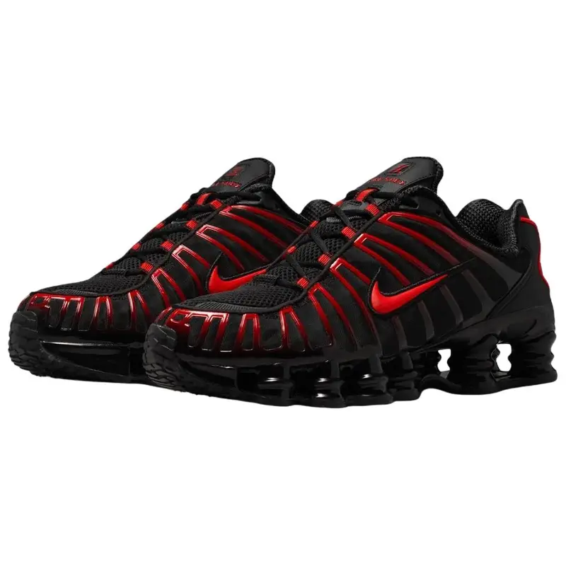 Shox TL Nere Crimson Chiaro Sneakers da Uomo AV3595-016 44 5 miniatura 5