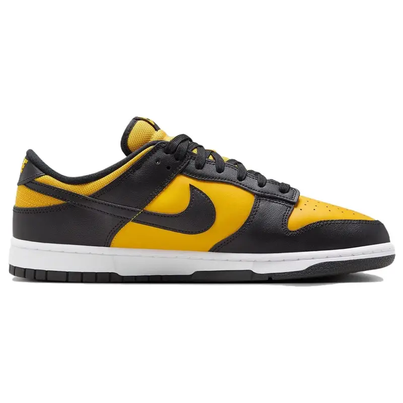 Sneaker da uomo Nike Dunk Low Reverse Goldenrod Giallo Nero Oro Università FZ4618-001 42 5 miniatura 3