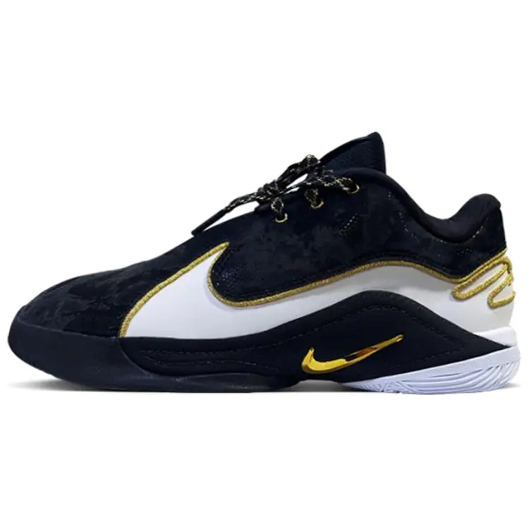 Sneaker da uomo Nike LeBron 22 EP Mogul Bianco Nero Oro Metallizzato HV8453-100 42 5