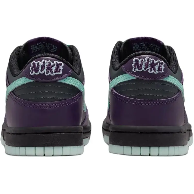 Sneaker Nike Dunk Low GS Wizard per Bambini Viola Fumo-Grigio Artigiano-Teal FB9109-013 37 5 miniatura 3