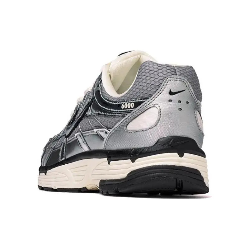 Nike Sneakers Argento Metallizzato P-6000 miniatura 4