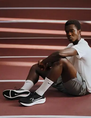 Nike, Sneaker Uomo, Black White Dk Smoke Grey, 40.5 EU miniatura 2