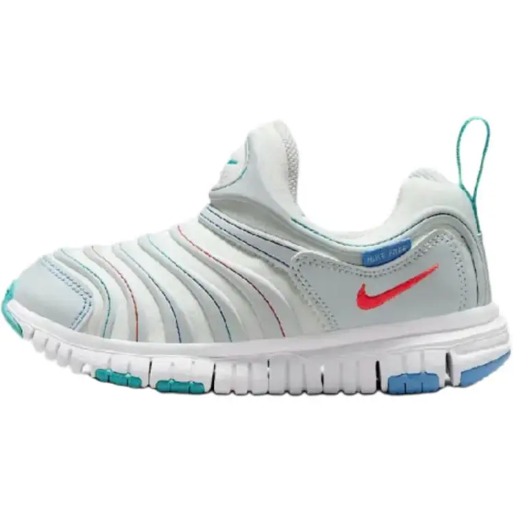 Sneakers Bambino Nike Dynamo Free PS Bianco Dusty Cactus Platino Puro Blu-Beyond 343738-105 32