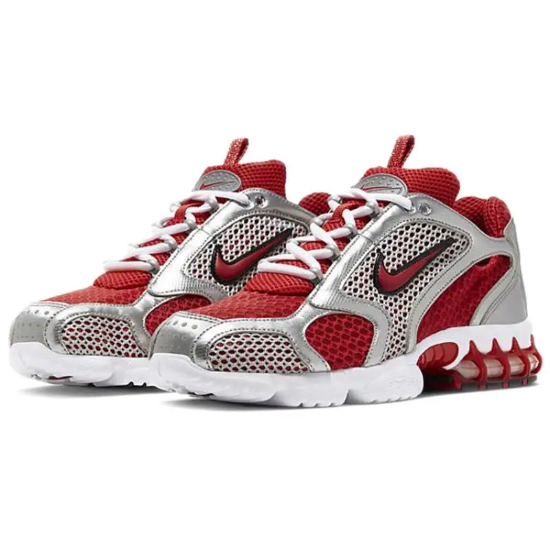 Sneakers casual Nike Air Zoom Spiridon Cage 2 Rosso Pista CJ1288-600 43 miniatura 4