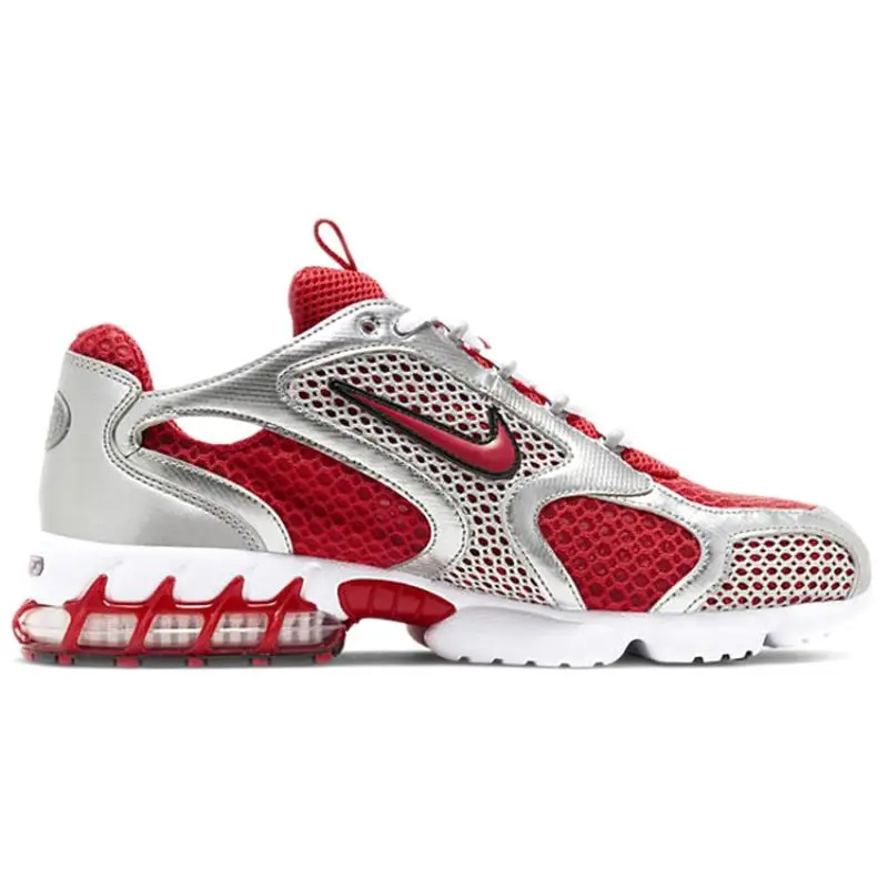 Sneakers casual Nike Air Zoom Spiridon Cage 2 Rosso Pista CJ1288-600 43 miniatura 5