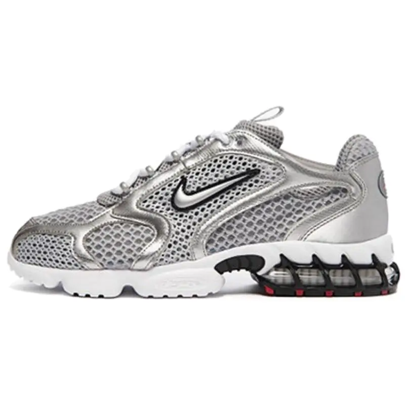 Sneakers casual Nike Zoom Spiridon Caged 2 Argento Metallizzato CJ1288-001 45