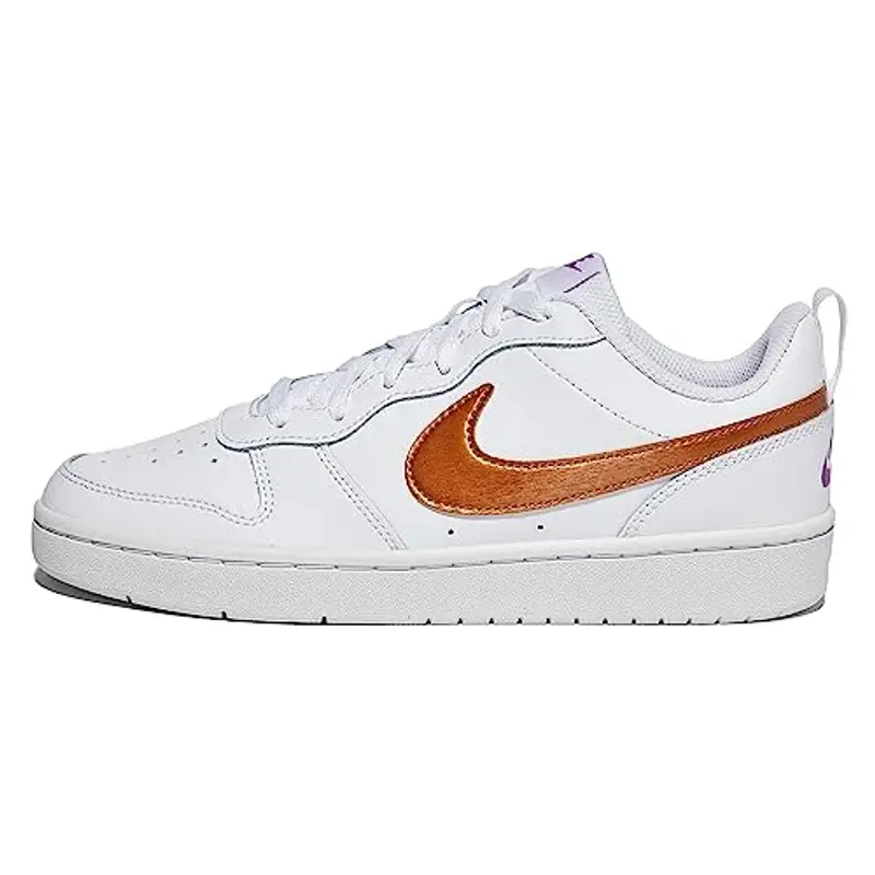 NIKE -SNEAKERS -CHIUSURA CON LACCI -TOMAIA IN PELLE -FODERA IN TESSUTO -SUOLA IN GOMMA bianco BIANCO/ORO