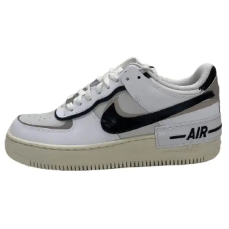 Sneakers da donna Nike Air Force 1 Low Shadow Bianco Grigio College Tinta Platino Off Noir DZ1847-110 39