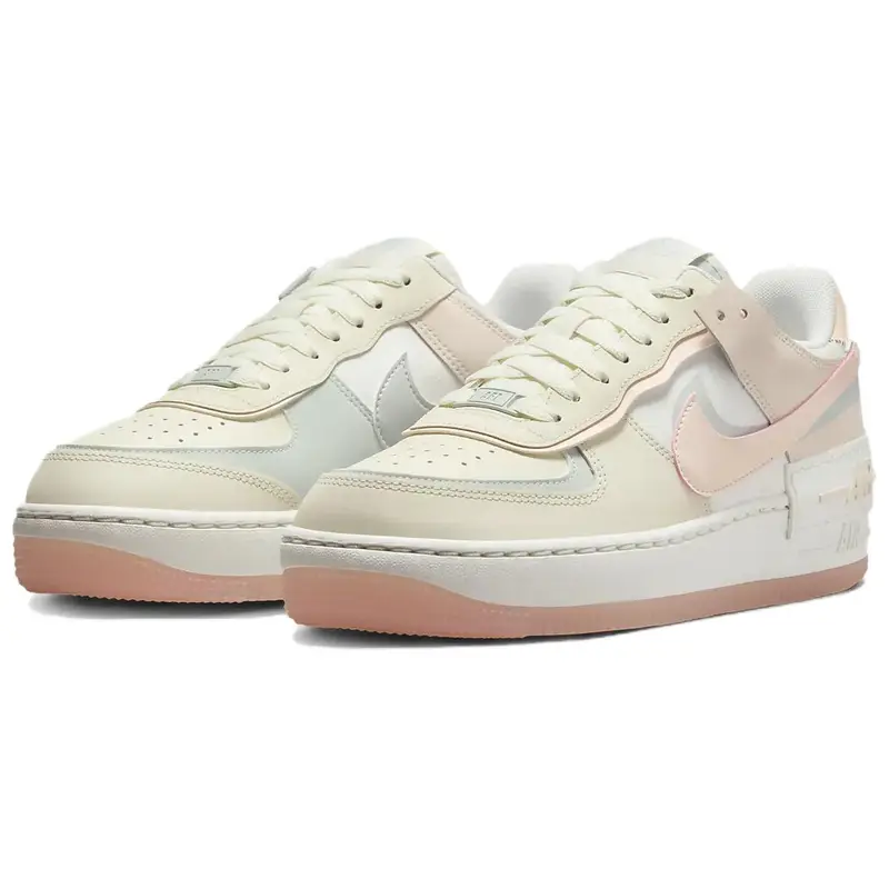 Sneakers da donna Nike Air Force 1 Low Shadow Latte di cocco Tinta cremisi DZ1847-105 35.5 miniatura 2