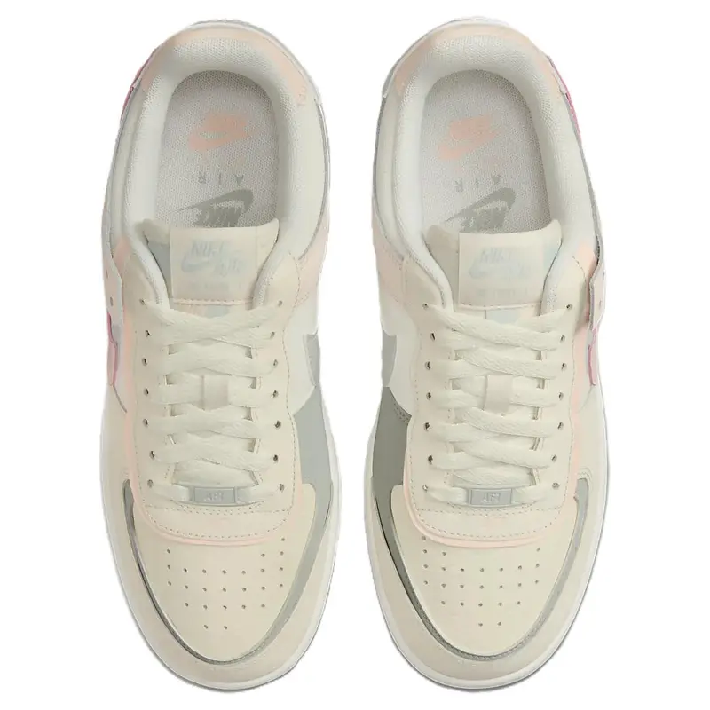 Sneakers da donna Nike Air Force 1 Low Shadow Latte di cocco Tinta cremisi DZ1847-105 41 miniatura 4
