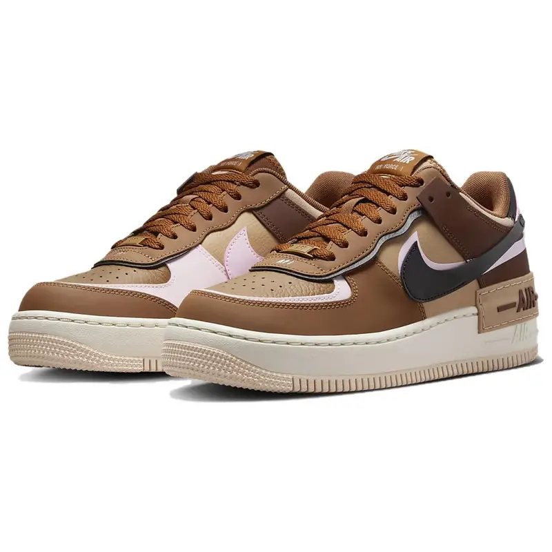 Sneakers da donna Nike Air Force 1 Low Shadow Light British Tan Pink Foam DZ1847-200 44 miniatura 3