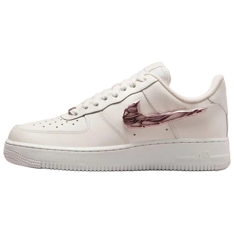Sneakers da donna Nike Air Force 1 Low Swoosh Metallo Liquido Oro Rosa Metallizzato IF1686-161 41