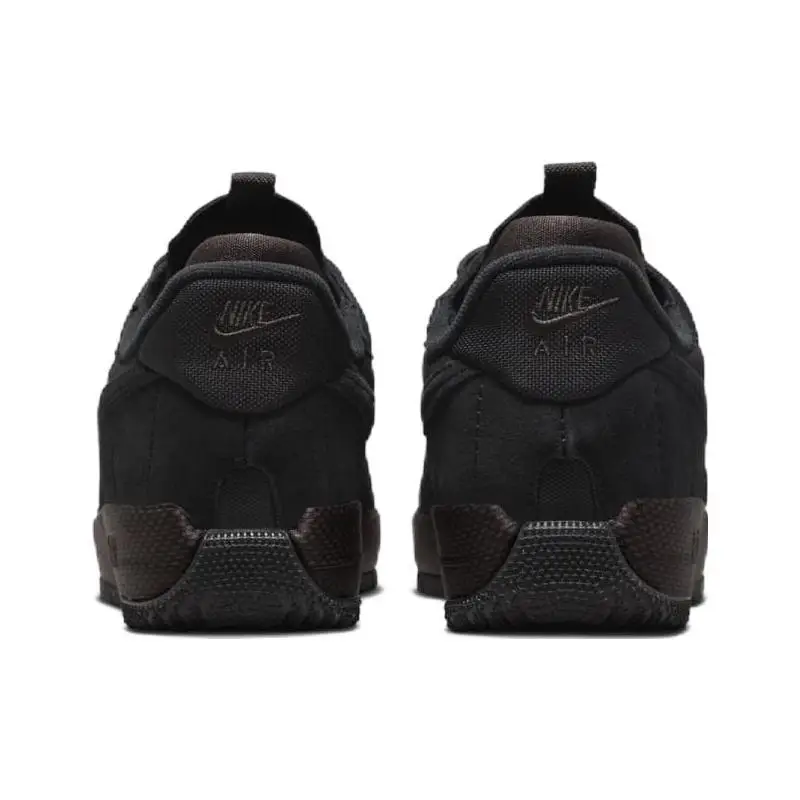 Sneakers da Donna Nike Air Force 1 Wild Low Nero Marrone Velluto FB2348-001 42 5 miniatura 3