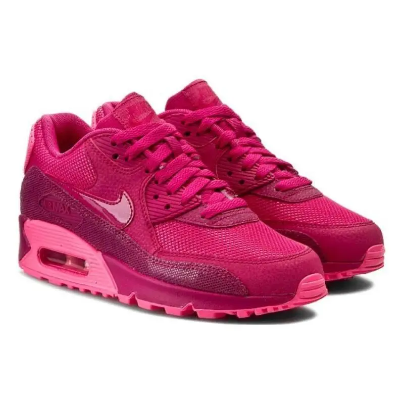 Sneakers da Donna Nike Air Max 90 Premium 'Fireberry' Scarpe Casual 443817-600 37.5 miniatura 4