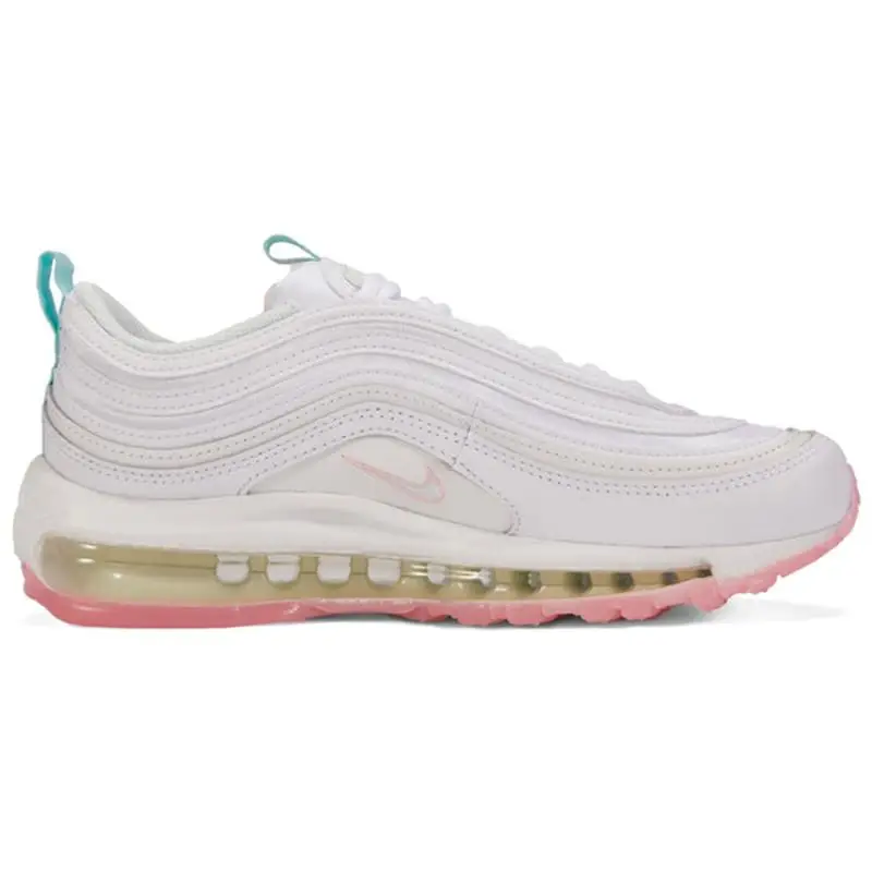 Sneakers da Donna Nike Air Max 97 Bianche Verde Chiaro Scarpe Casual DJ1498-100 37 5 miniatura 2