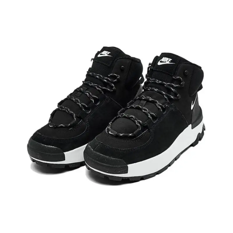 Sneakers da Donna Nike City Classic Boot Nero Bianco DQ5601-001 37 5 miniatura 2