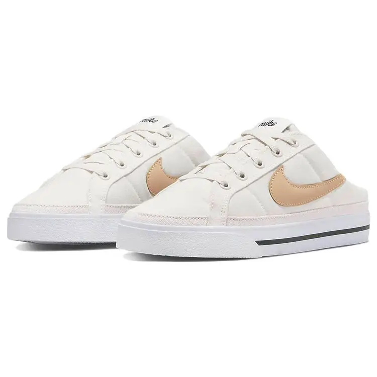 Sneakers da Donna Nike Court Legacy Mule Phantom Bianco Onice Crema Nero DB3970-002 36 5 miniatura 4