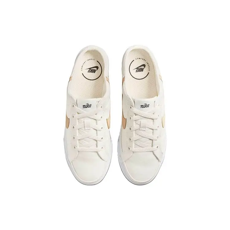 Sneakers da Donna Nike Court Legacy Mule Phantom Bianco Onice Crema Nero DB3970-002 37 5 miniatura 3