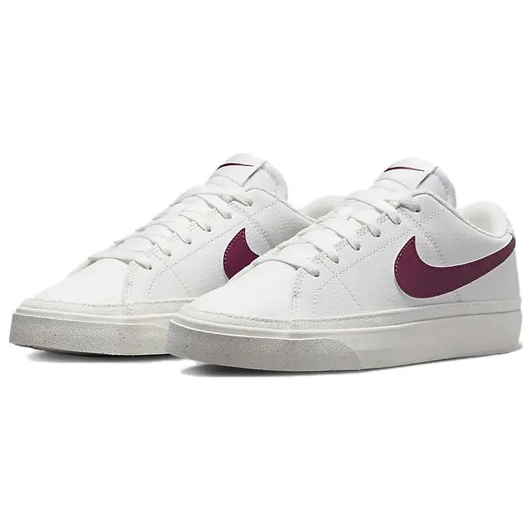 Sneakers da Donna Nike Court Legacy Next Nature Bianco Legno di Rosa Bianco Summit Vela Rosa Perla DH3161-106 38 5 miniatura 4