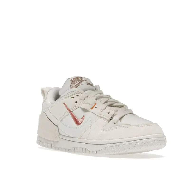 Sneakers da Donna Nike Dunk Low Disrupt 2 Avorio Pallido Panna Radice di Garanza Chiaro Vela DH4402-100 36 miniatura 4