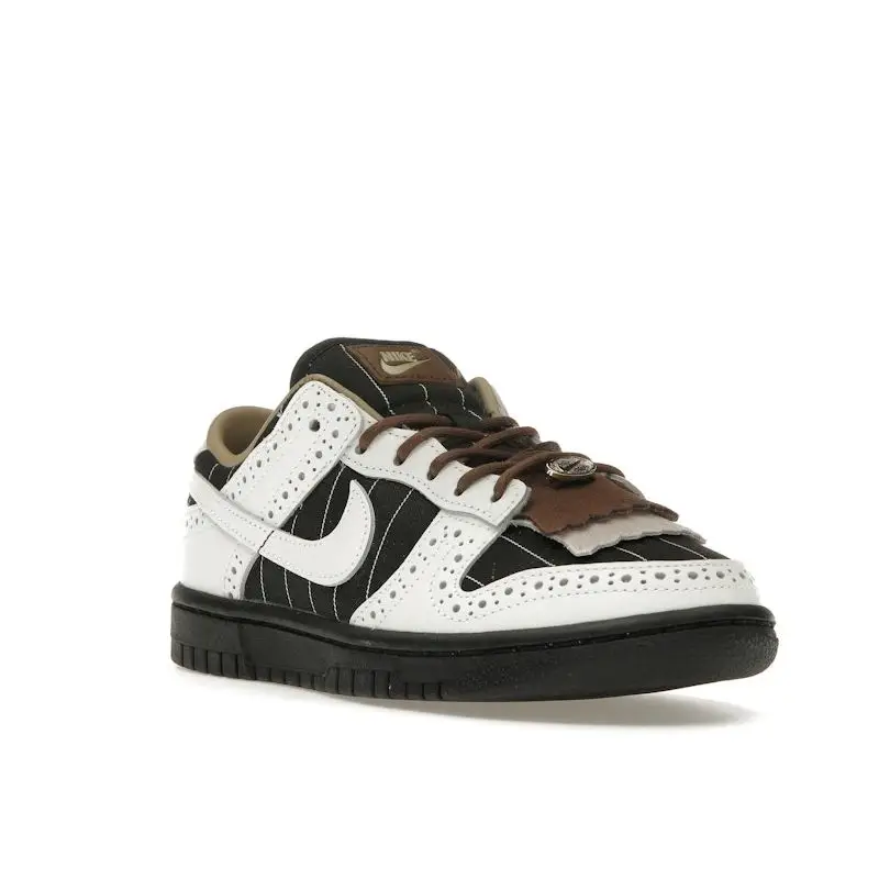 Sneakers da donna Nike Dunk Low LX Brogue Nero Summit-White Cacao-Wow FV3642-010 44 5 miniatura 3