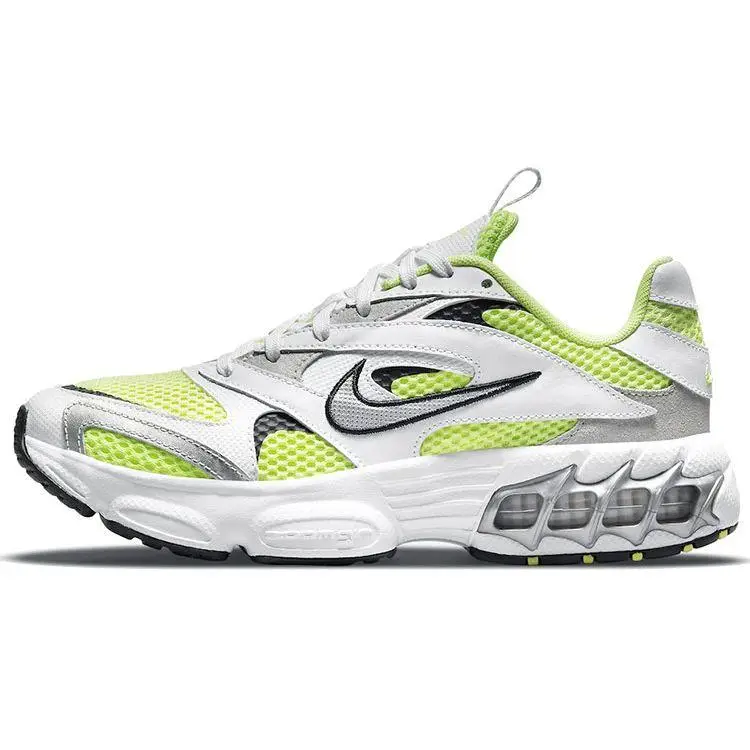 Sneakers da donna Nike Zoom Air Fire Bianco Limone Chiaro Twist Verde Nero Argento Metallizzato CW3876-102 35 5