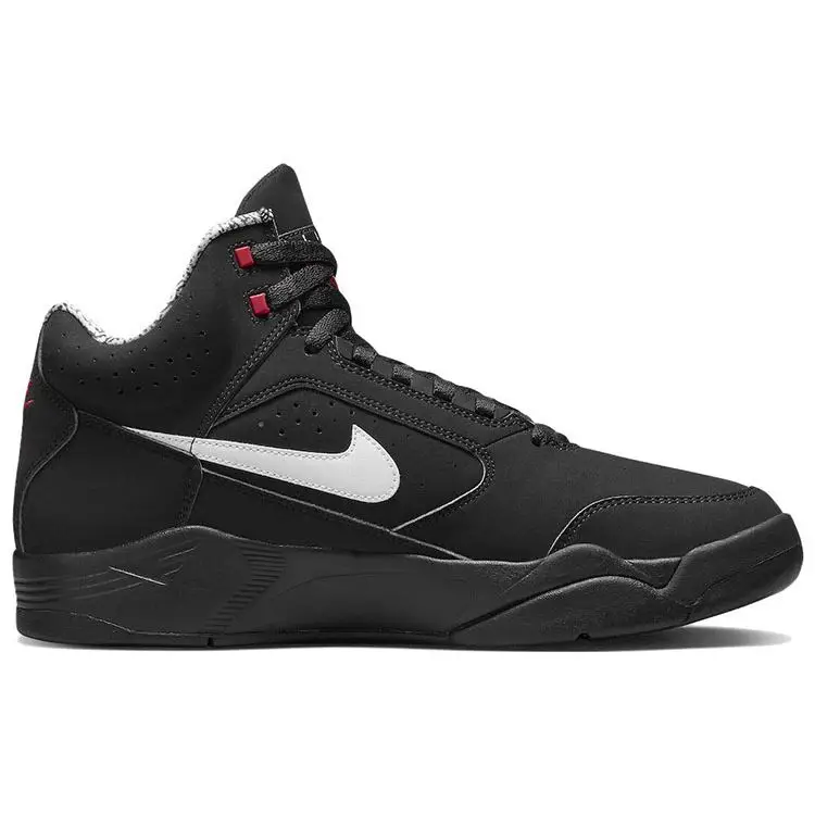 Sneakers da Uomo Nike Air Flight Lite Mid Nere Bianche Rosso Varsity DQ7687-003 46 miniatura 2