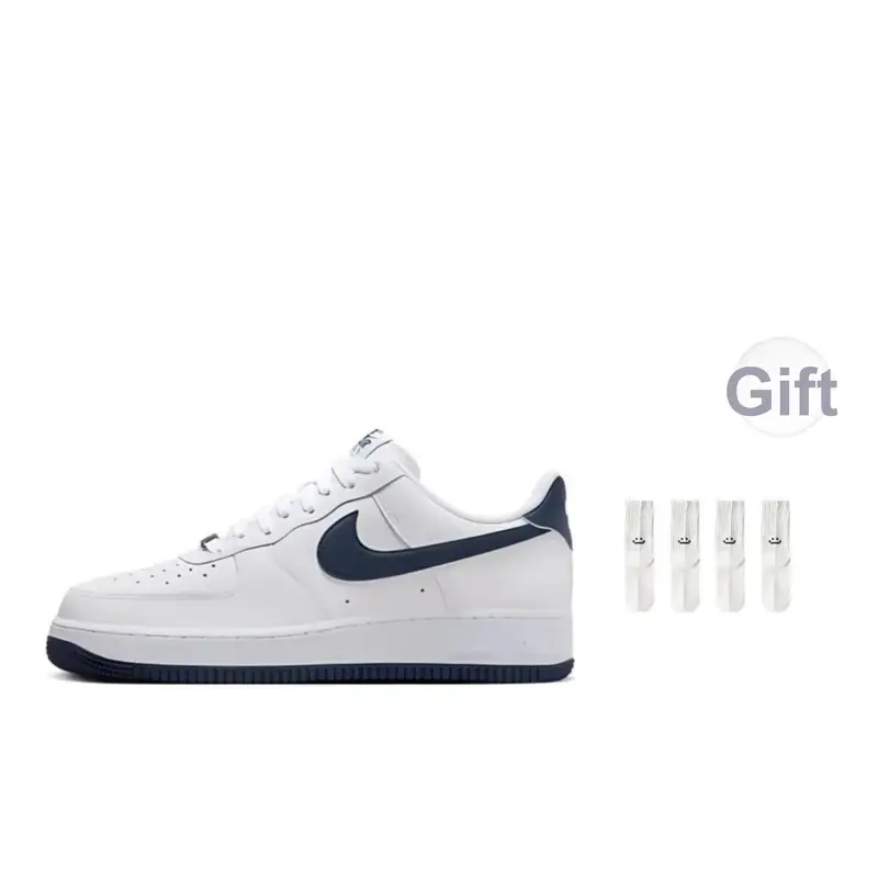 Sneakers da uomo Nike Air Force 1 07 Bianco Blu notte FJ4146-104 42 miniatura 2