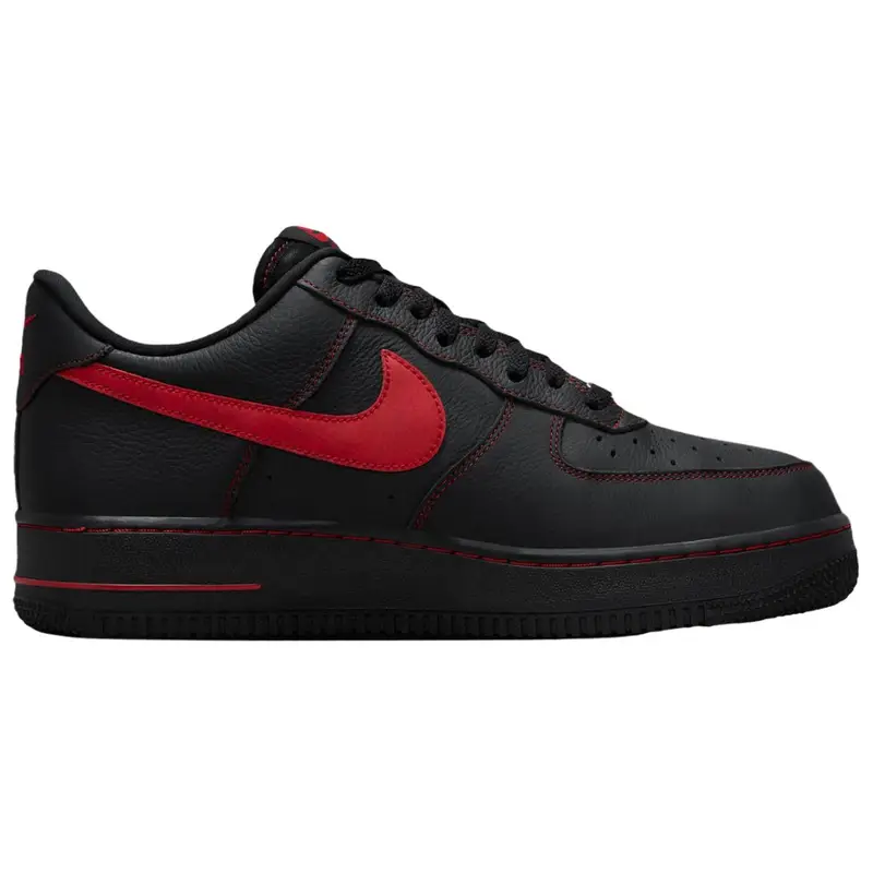 Sneakers da uomo Nike Air Force 1 07 LV8 Bred Nero Rosso Universitario HQ2037-005 43 miniatura 5