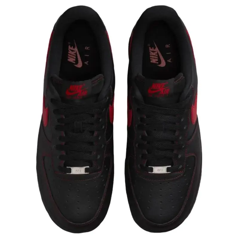 Sneakers da uomo Nike Air Force 1 07 LV8 Bred Nero Rosso Universitario HQ2037-005 44 miniatura 3