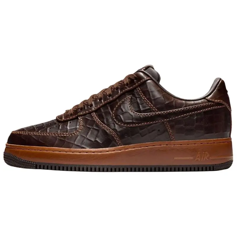 Sneakers da uomo Nike Air Force 1 Low Fauna Brown Croc Underbrush II7090-222 42.5