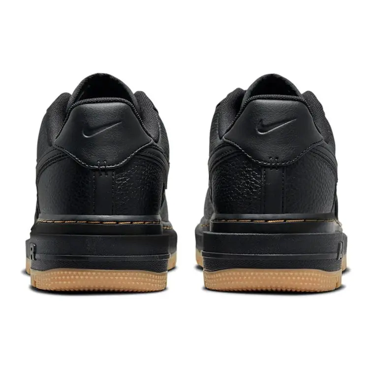 Sneakers da Uomo Nike Air Force 1 Luxe Nere Gomma Bucktan Giallo-Gomma DB4109-001 39 miniatura 2
