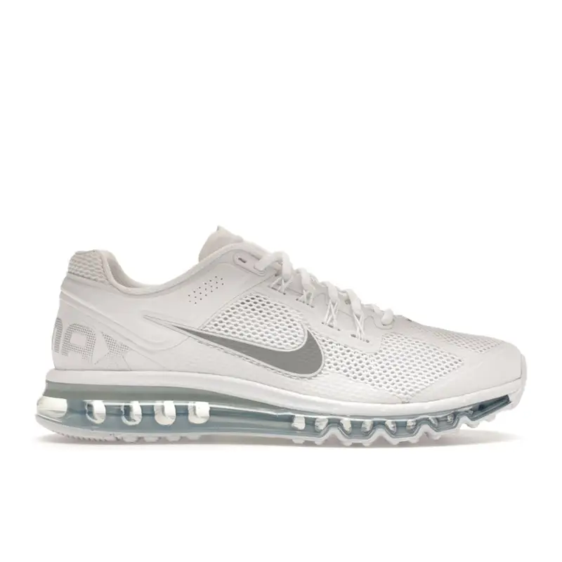 Sneakers da uomo Nike Air Max 2013 Bianco Argento Metallizzato Nero HF4884-100 42.5