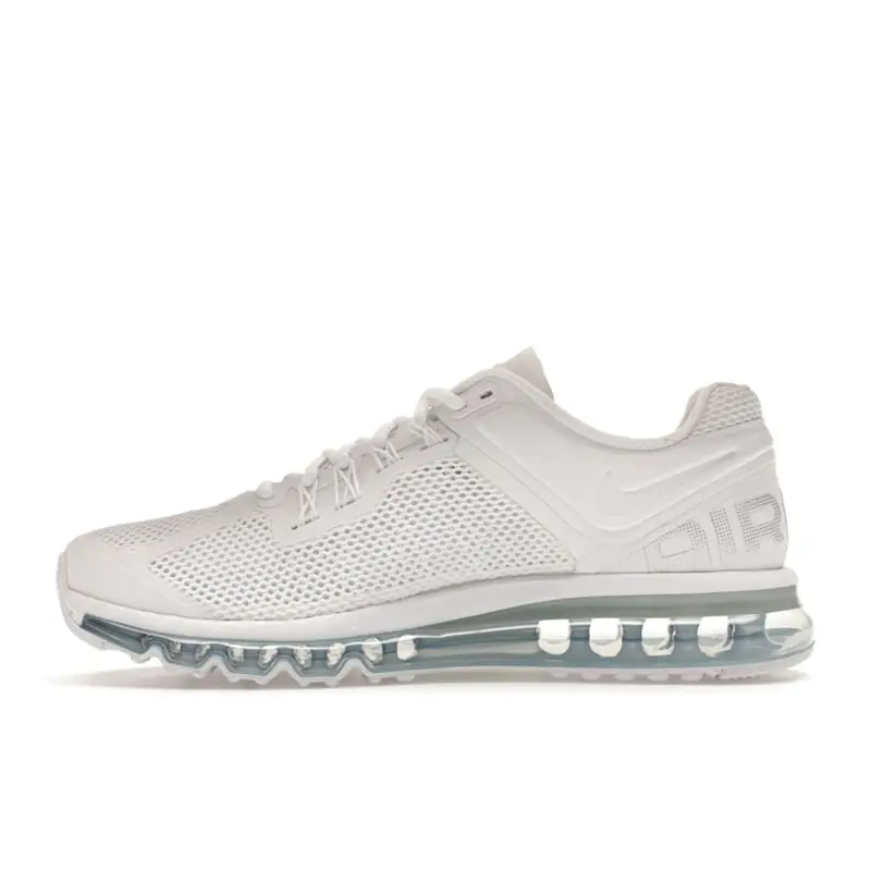 Sneakers da uomo Nike Air Max 2013 Bianco Argento Metallizzato Nero HF4884-100 42 miniatura 5