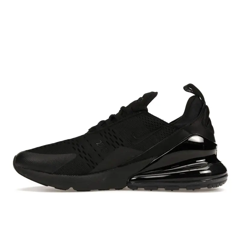 Sneakers da Uomo Nike Air Max 270 Triple Black Nero-Nero AH8050-005 44 miniatura 3
