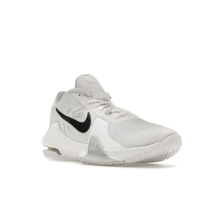 Sneakers da uomo Nike Air Max Impact 4 Bianche Nere Platino Puro DM1124-100 44 miniatura 3