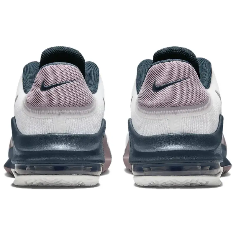 Sneakers da uomo Nike Air Max Impact 4 Bianco Blu Navy Viola Chiaro Minerale Armory-Navy Grigio Calcio DM1124-102 45 miniatura 4