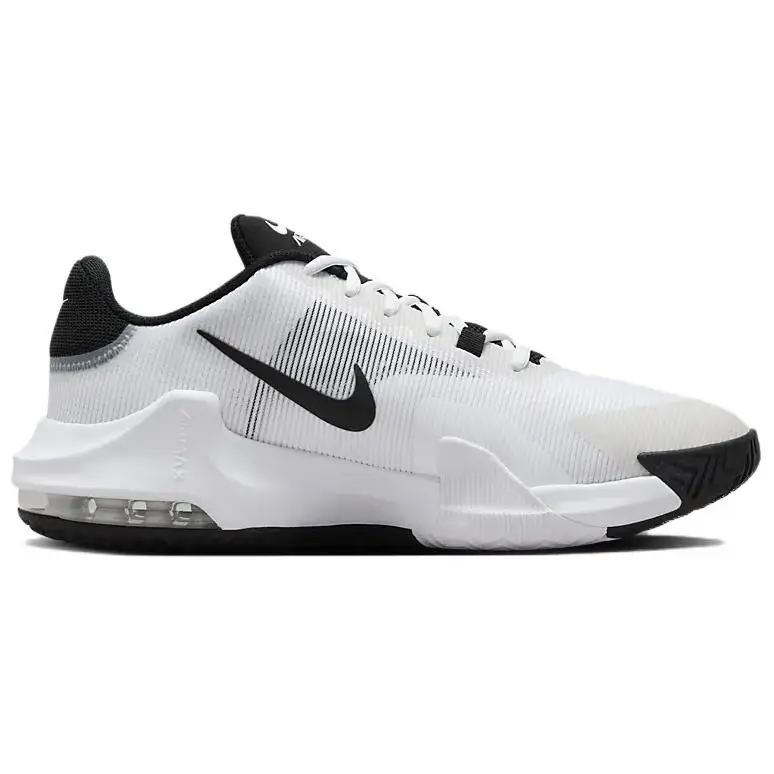 Sneakers da uomo Nike Air Max Impact 4 Bianco Nero DM1124-103 39 miniatura 2