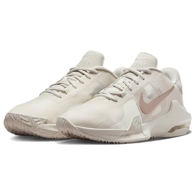 Sneakers da uomo Nike Air Max Impact 4 Phantom Rosso Metallizzato Bronzo Crema Marrone Chiaro-Legno Canapa DM1124-008 43 miniatura 5