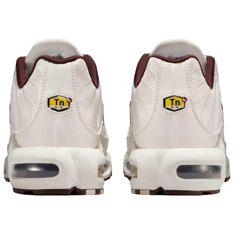 Sneakers da Uomo Nike Air Max Plus Premium Phantom Burgundy Crush Crema Osso Chiaro HF3181-001 41 miniatura 5