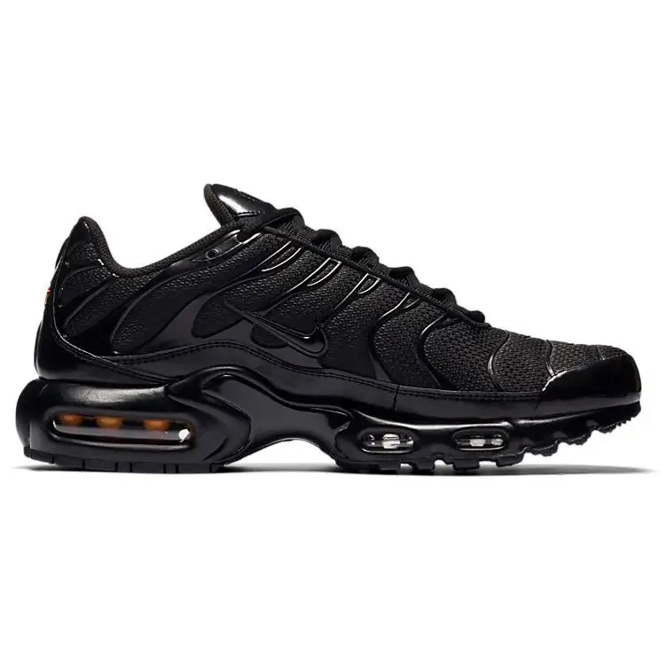 Sneakers da uomo Nike Air Max Plus Triple Black Nero-Nero 604133-050 42 miniatura 4