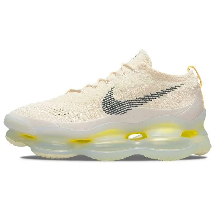 Nike Sneakers Uomo Air Max Scorpion Flyknit Lemon Wash Crema Fantasma