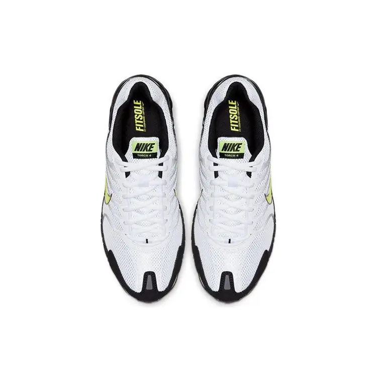 Sneakers da uomo Nike Air Max Torch 4 Bianco Volt Nero CK0061-100 46 miniatura 2