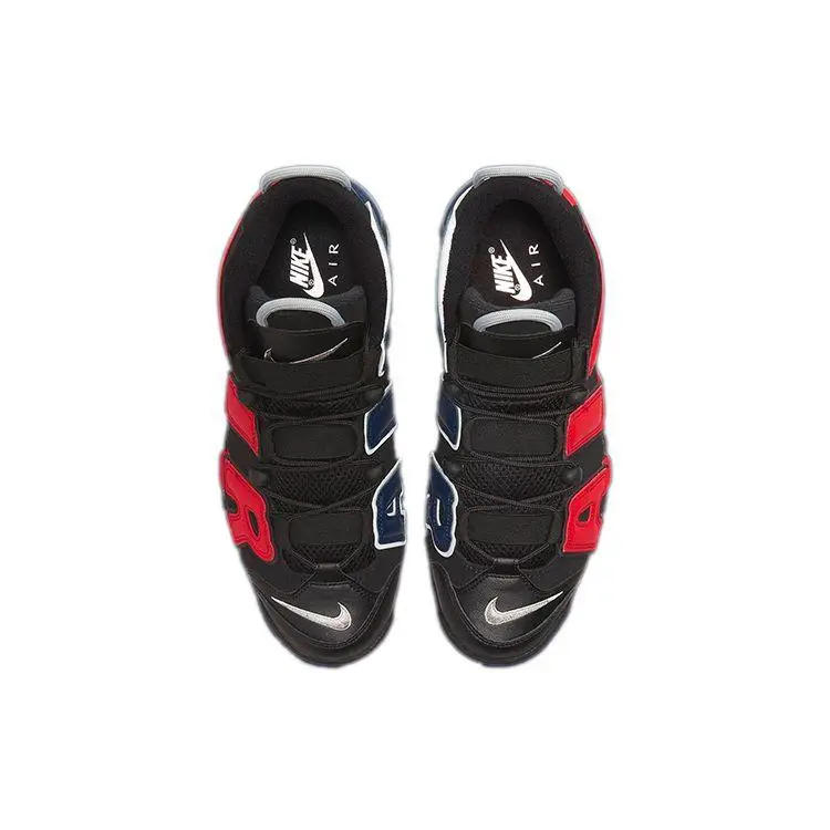 Nike Sneakers Uomo Air More Uptempo 96 Rosso e Nero miniatura 4