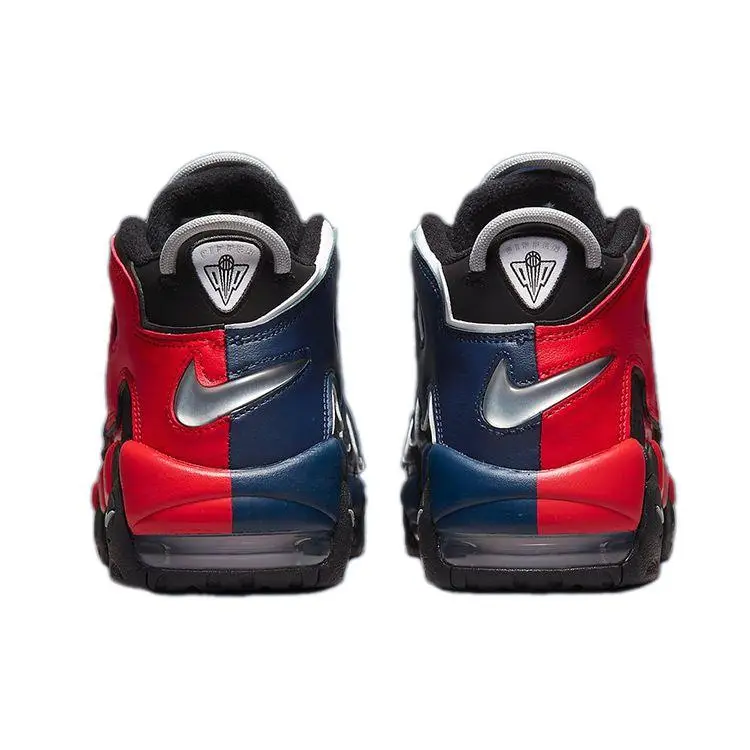 Nike Sneakers Uomo Air More Uptempo 96 Split Rosso e Nero miniatura 2