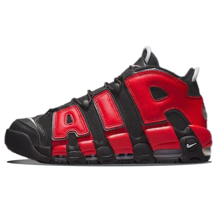 Nike Sneakers Uomo Air More Uptempo 96 Split Rosso e Nero