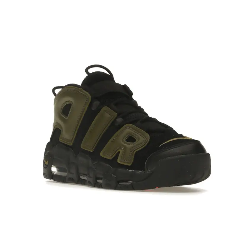 Sneakers da uomo Nike Air More Uptempo 96 Verde ruvido Nero Pellegrino DH8011-001 45 miniatura 5