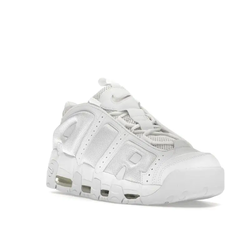 Sneakers da Uomo Nike Air More Uptempo Low Triple White FZ3055-100 40 miniatura 5